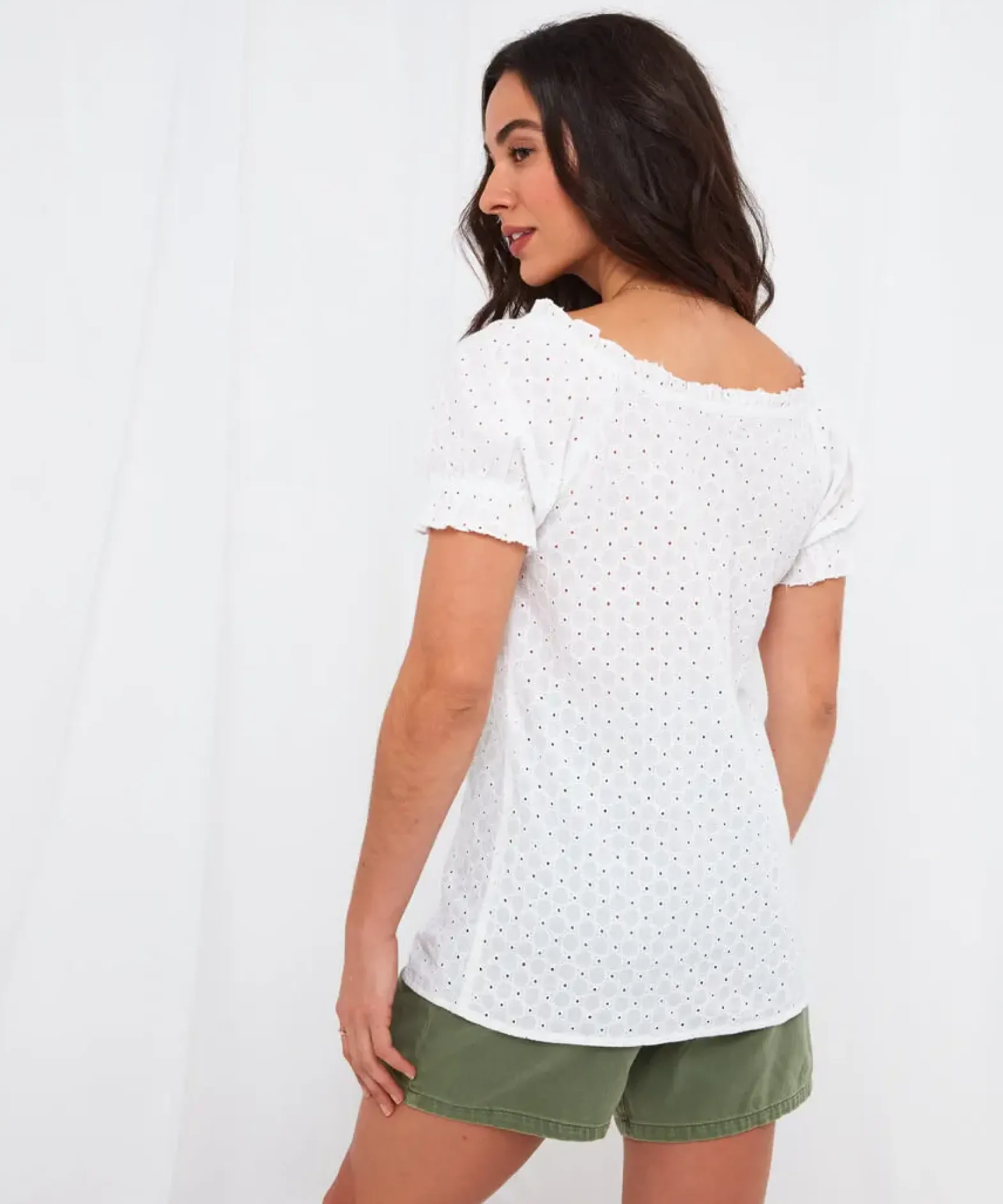 Joyful Broderie Blouse