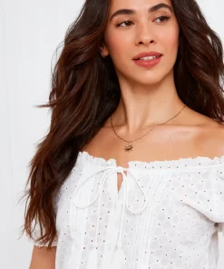 Joyful Broderie Blouse