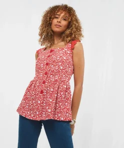 Lovely Lace Trim Top