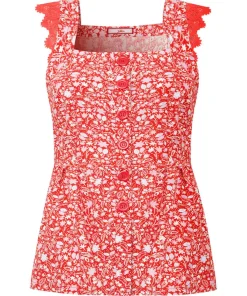 Lovely Lace Trim Top