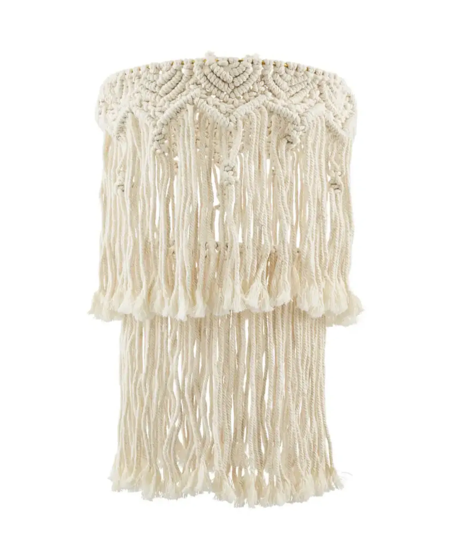 Magnificent Macrame Tiered Shade