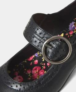 Mimi Leather Mary Jane Shoes