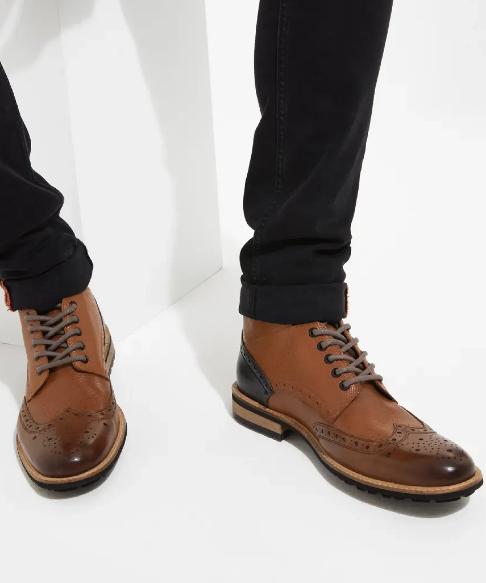 Mix Up Premium Leather Boots