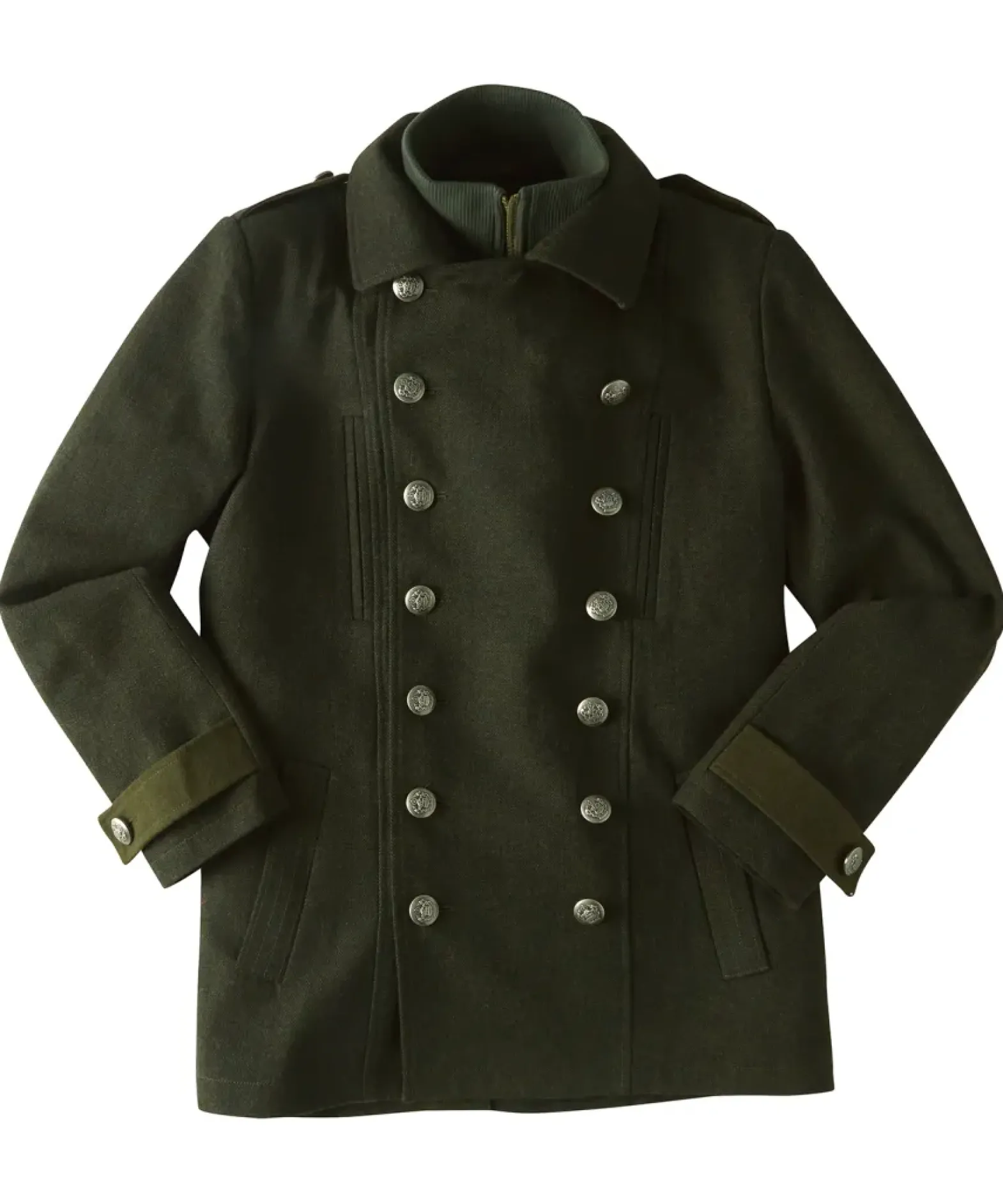Mixing It Up Military Coat