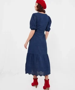 Molly Broderie Belted Dress