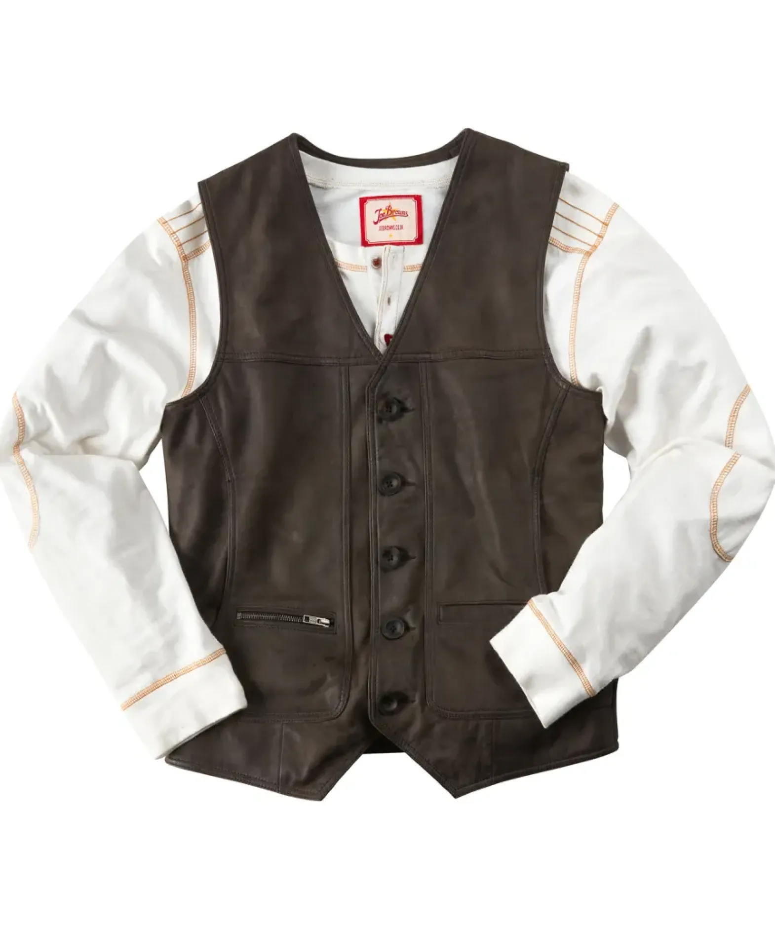 No Limits Leather Waistcoat