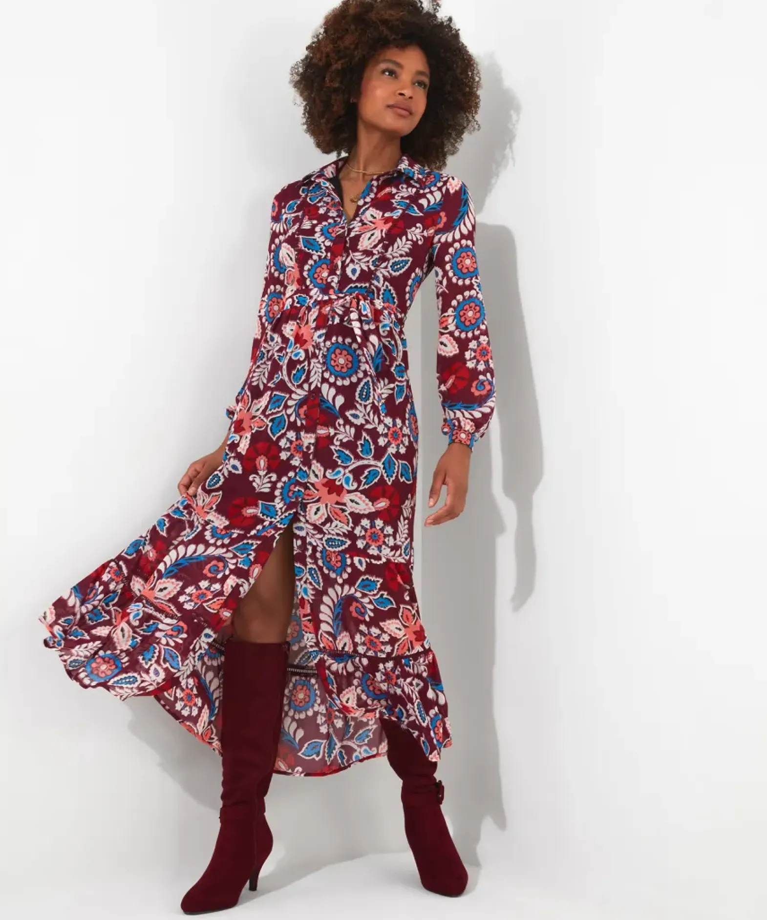 Oh So Unique Printed Dress