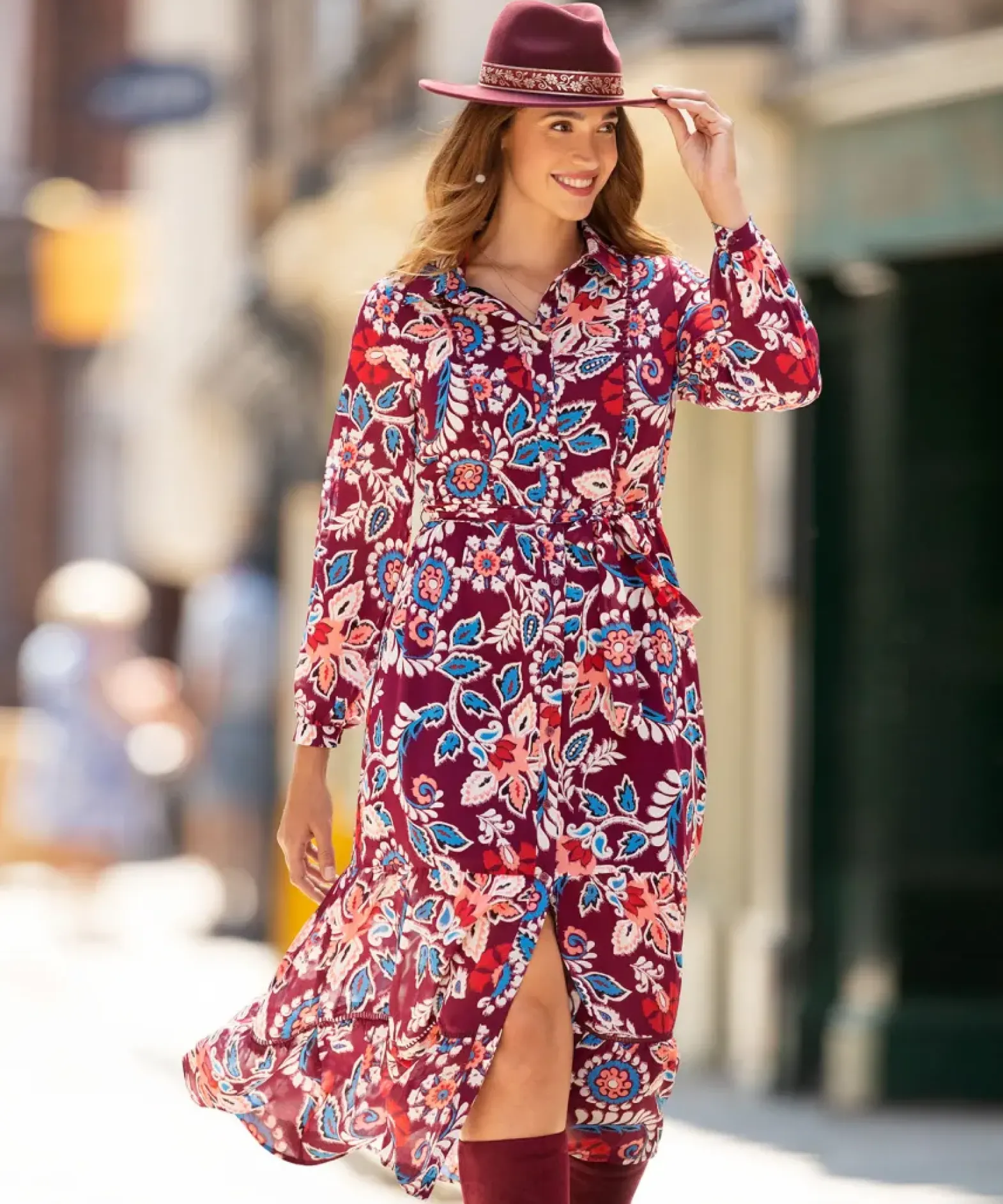 Oh So Unique Printed Dress
