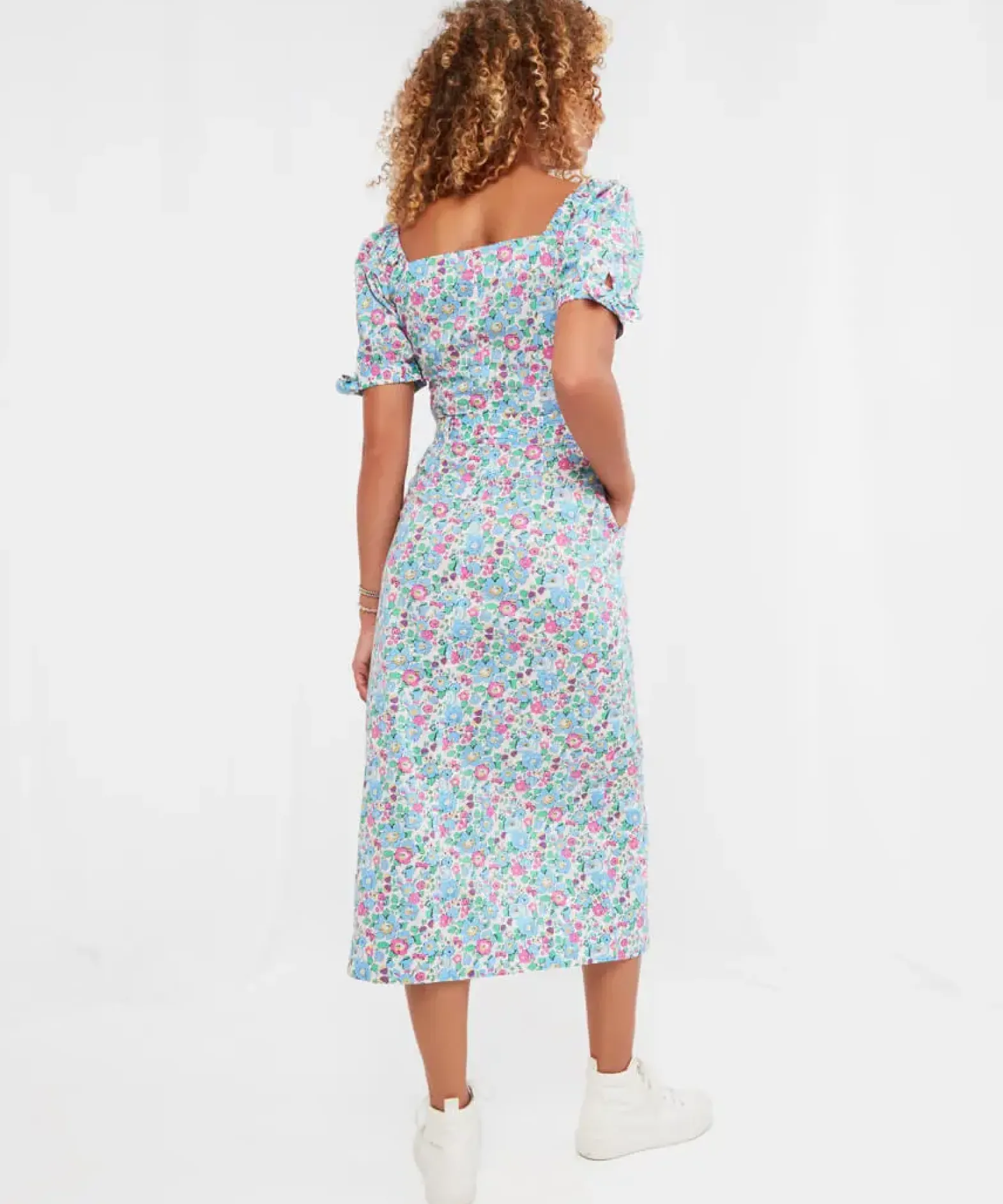 Penny Button Through Dress