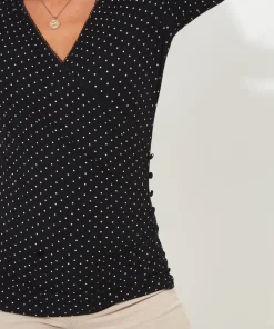 Perfectly Polka Dot Jersey Top