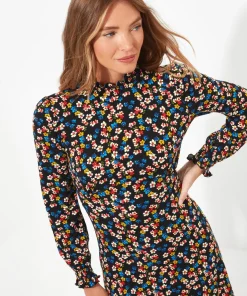 Priya Printed Jersey Dress