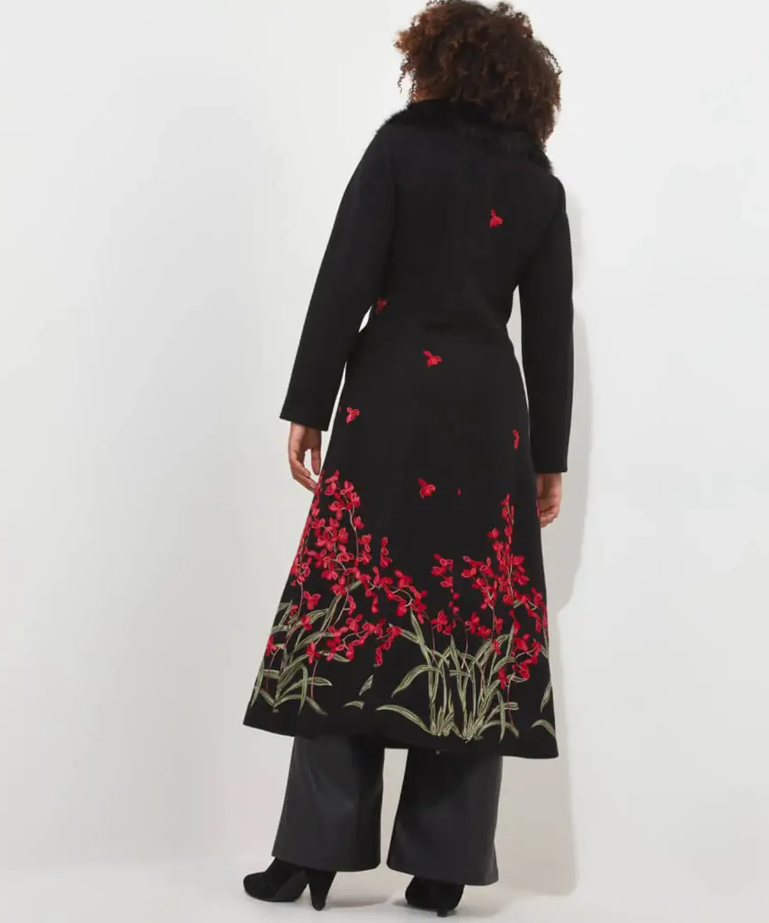Red Roses Boutique Coat