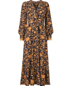 Rich Floral Jersey Dress