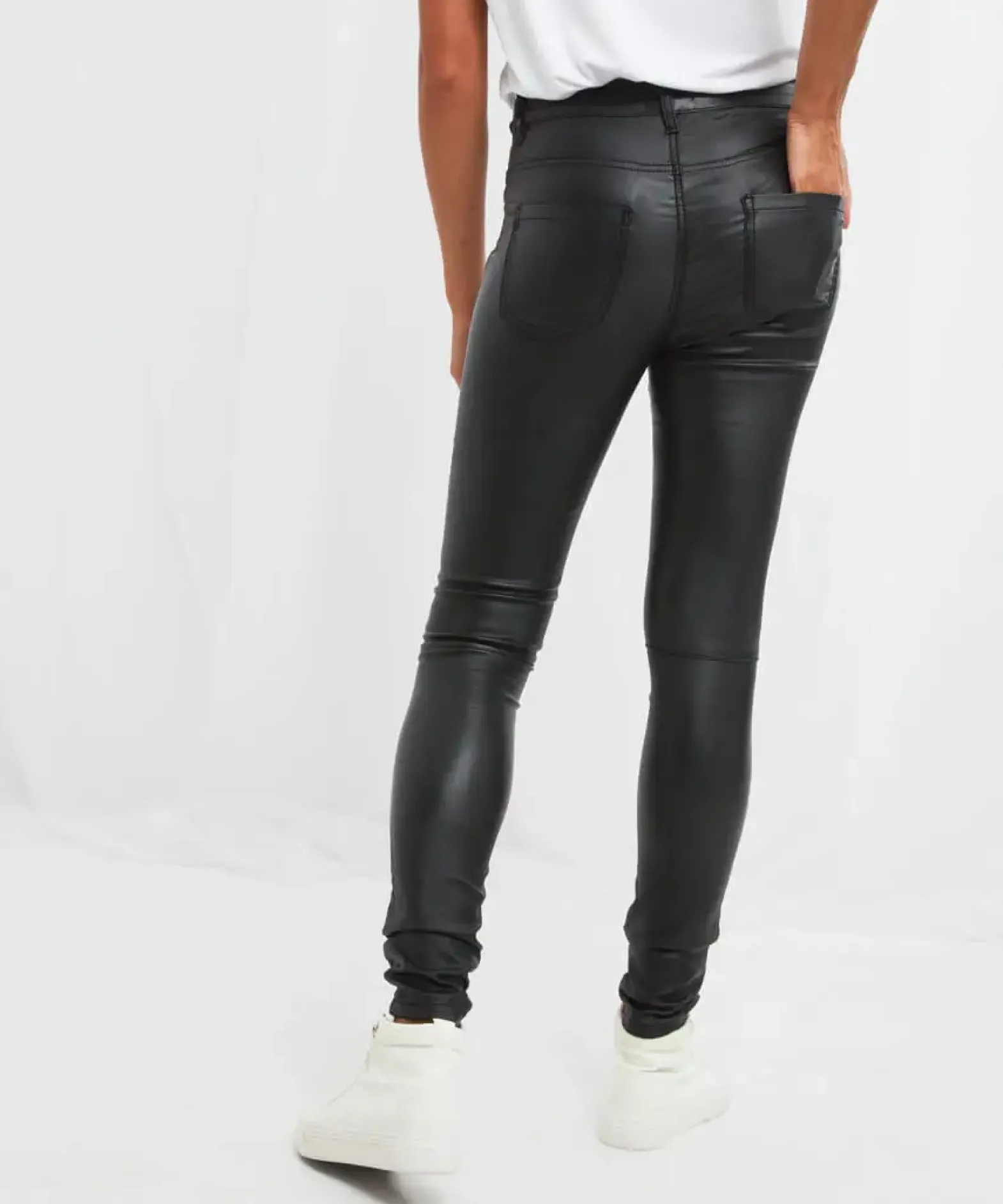 Rock Chick Leather Look Trousers
