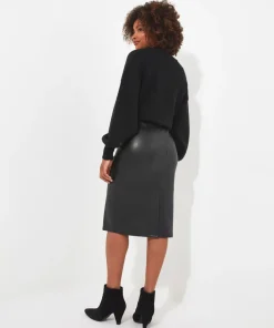 Rock It PU Pencil Skirt