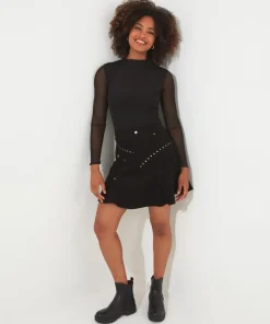 Rock It Up Studded Skirt