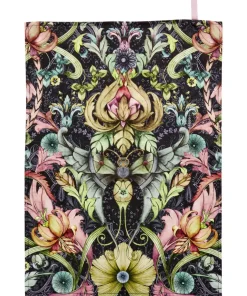 Set Of 3 Nouveau Print Teatowels