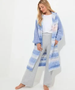 Sloe Joes Ombre Knit Longline Cardigan