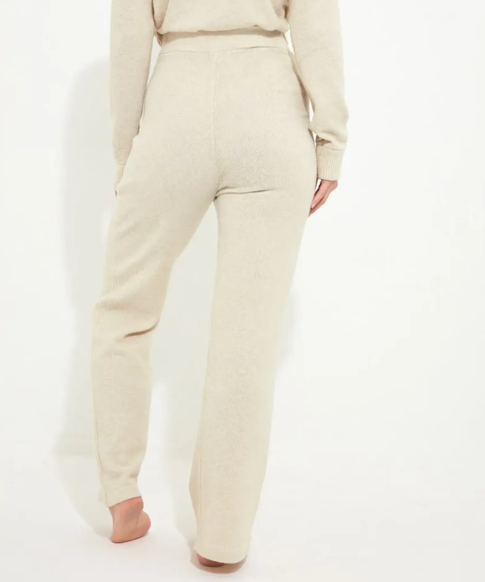 Sloe Joes Wide Leg Knitted Trousers