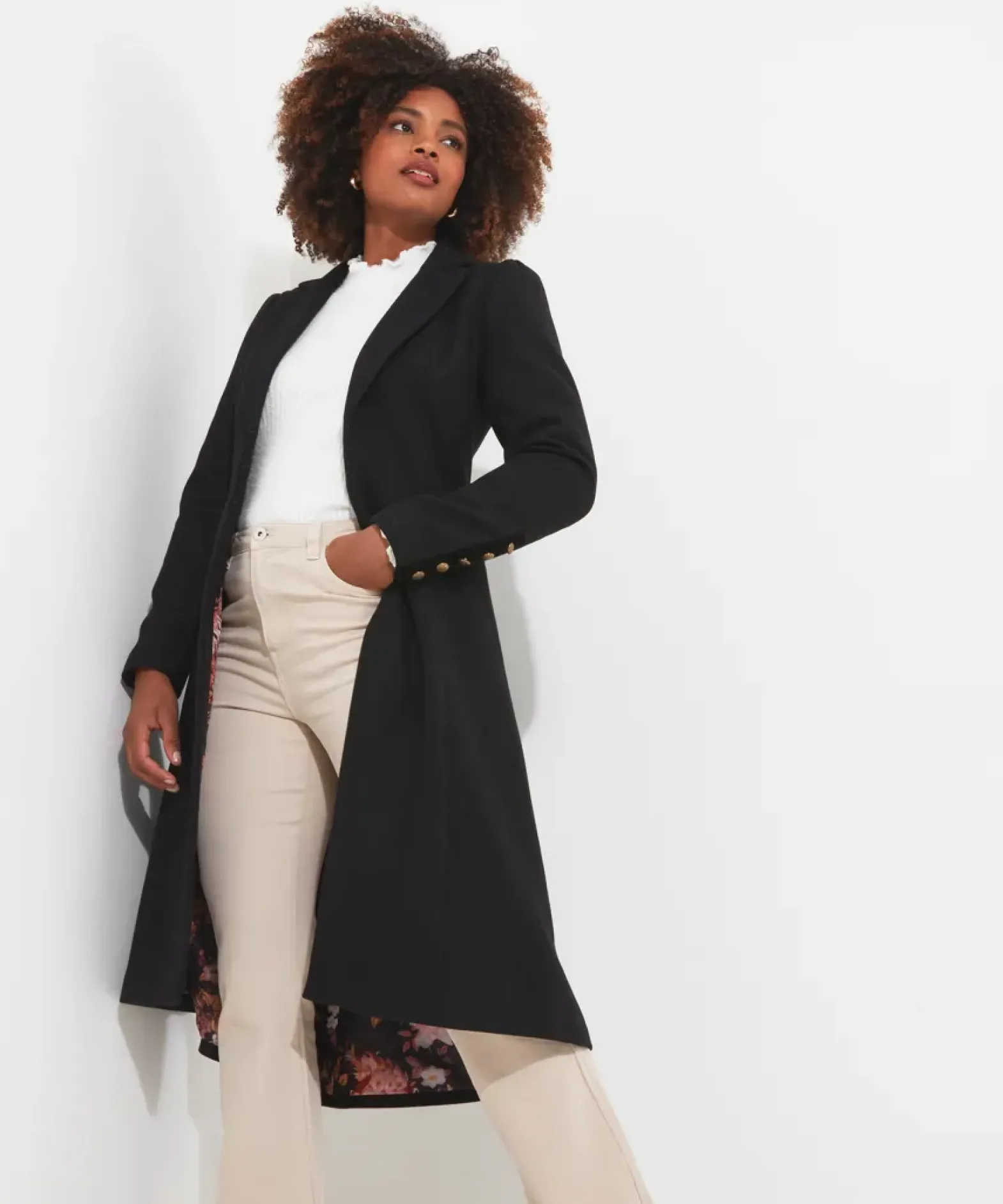 So Sophisticated Black Coat