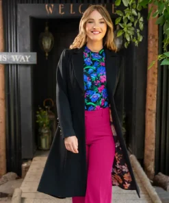 So Sophisticated Black Coat