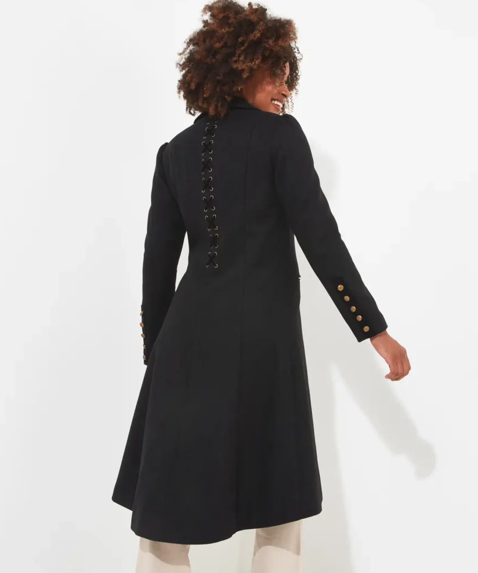 So Sophisticated Black Coat
