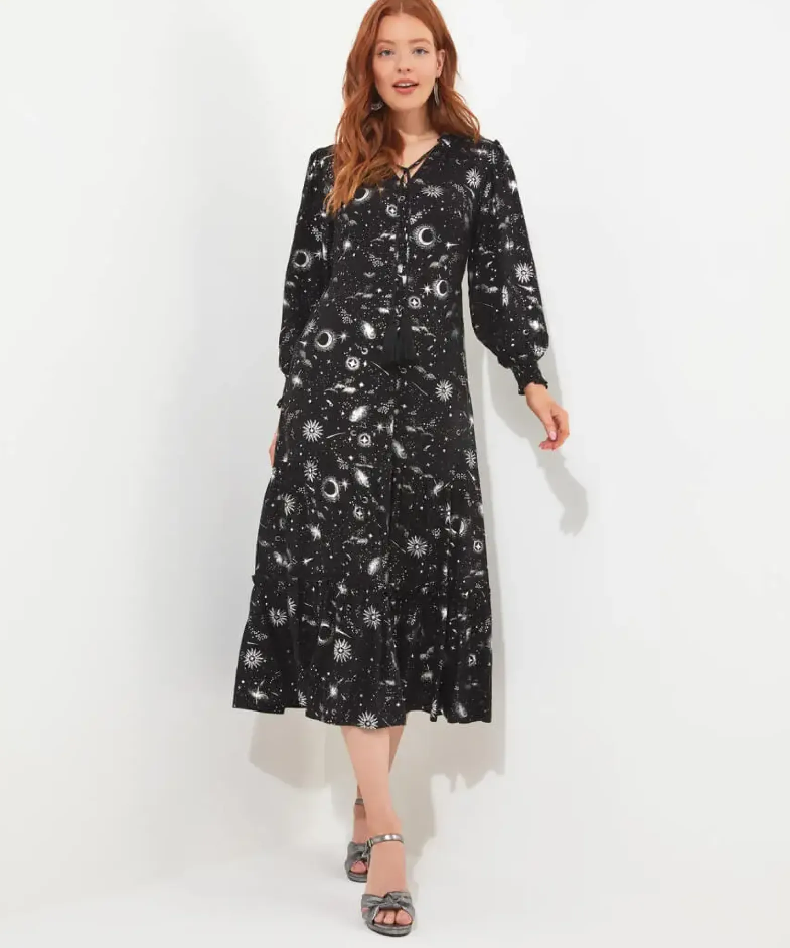 Starry Night Boho Dress