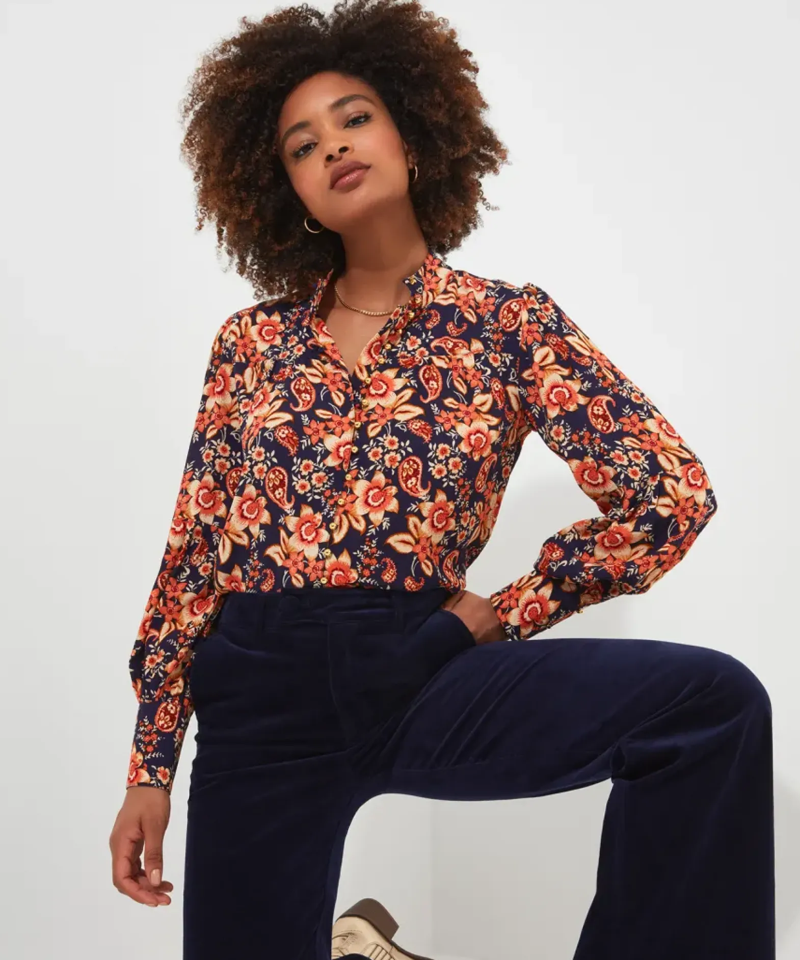Stunning Button Blouse