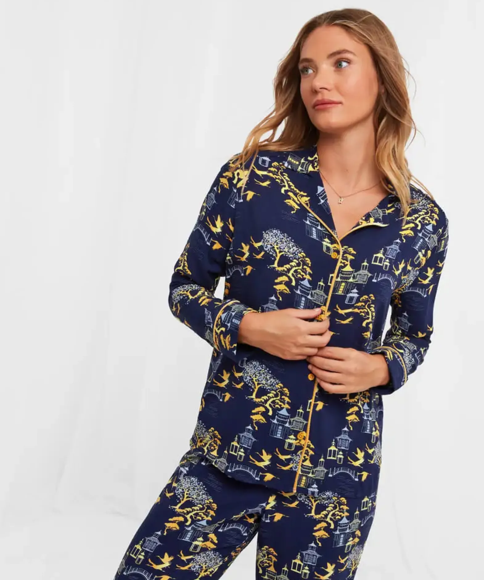 Tantalizing Toile Boutique PJ Top