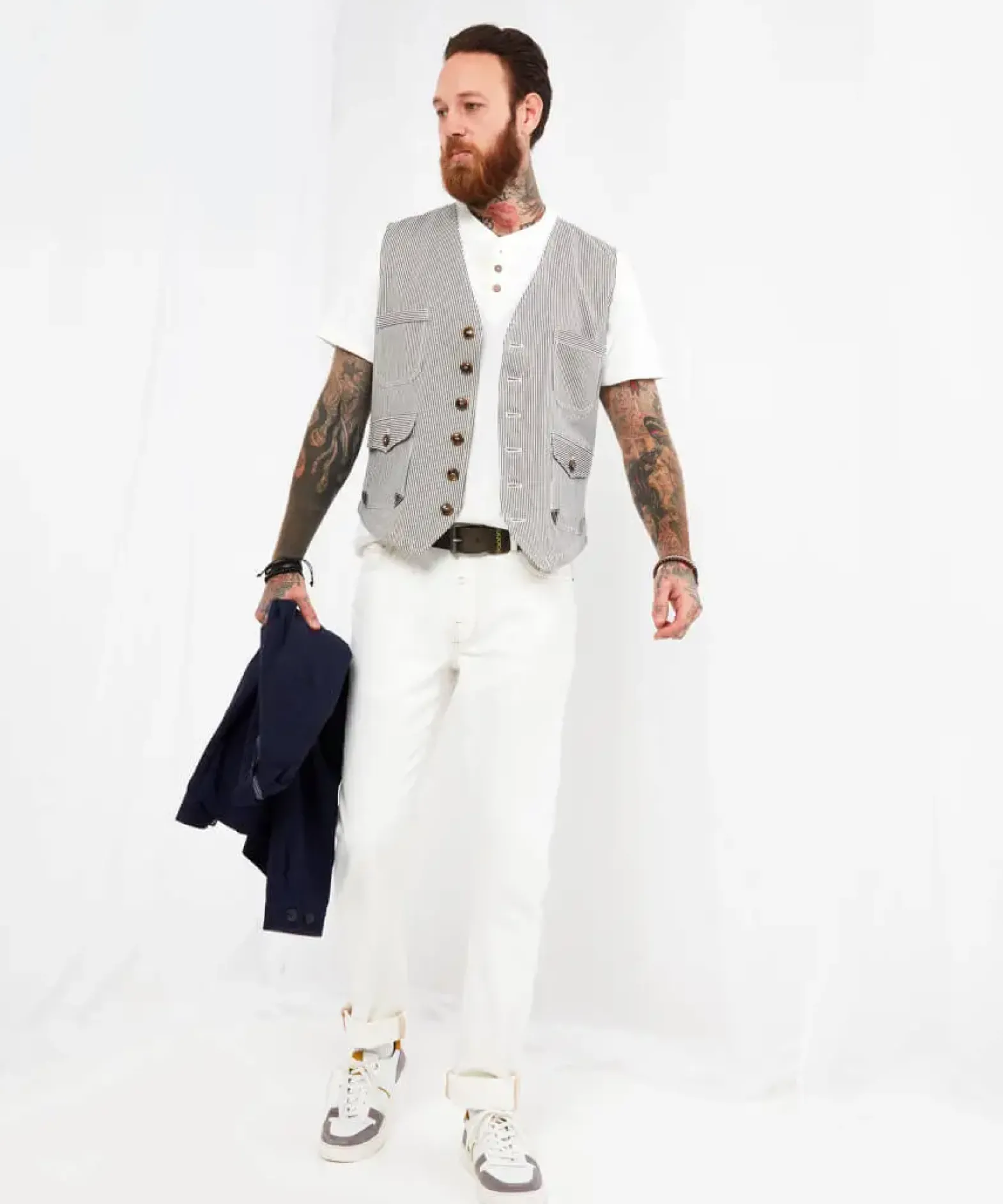 Terrific Tick Stripe Waistcoat
