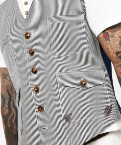 Terrific Tick Stripe Waistcoat