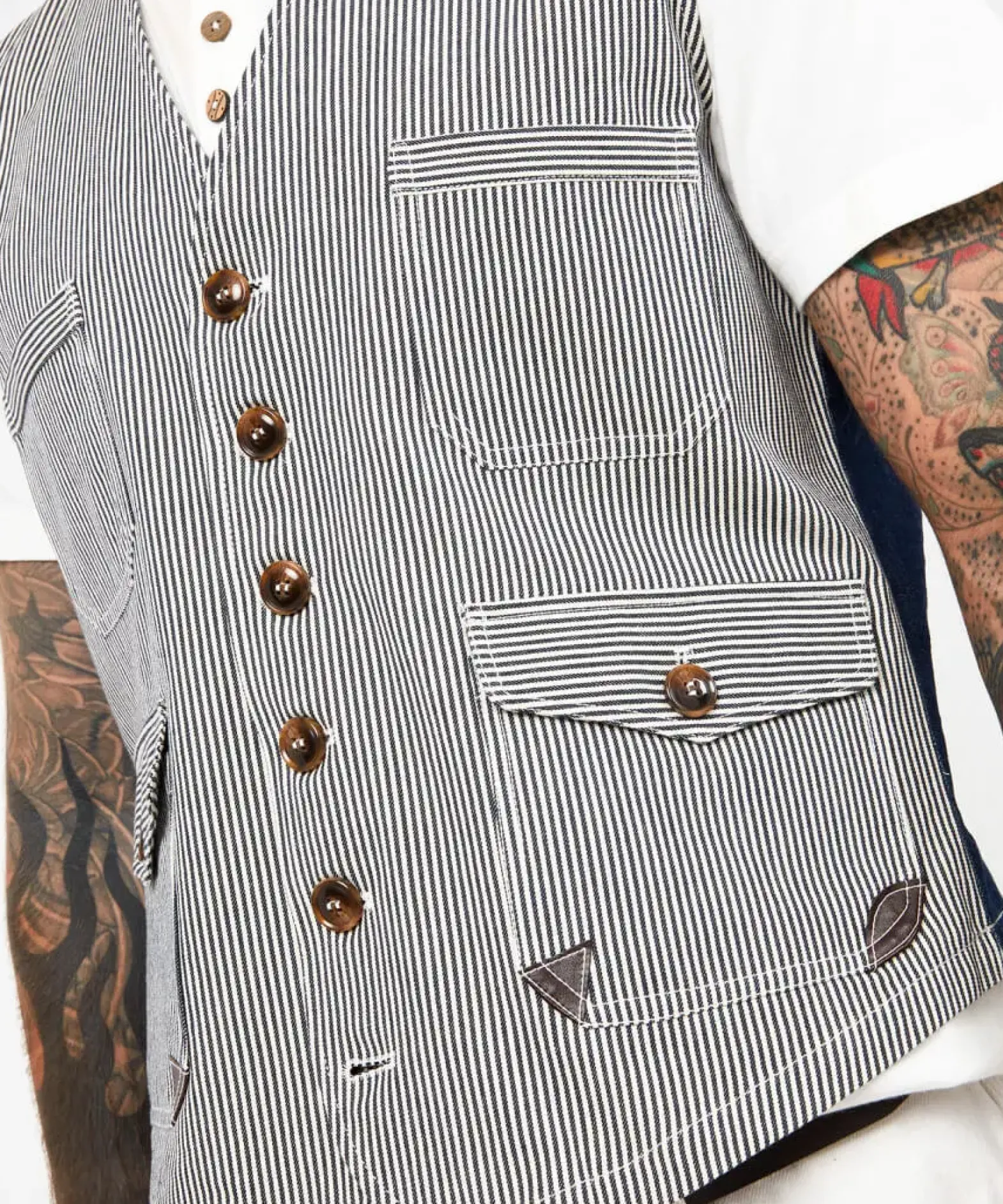 Terrific Tick Stripe Waistcoat
