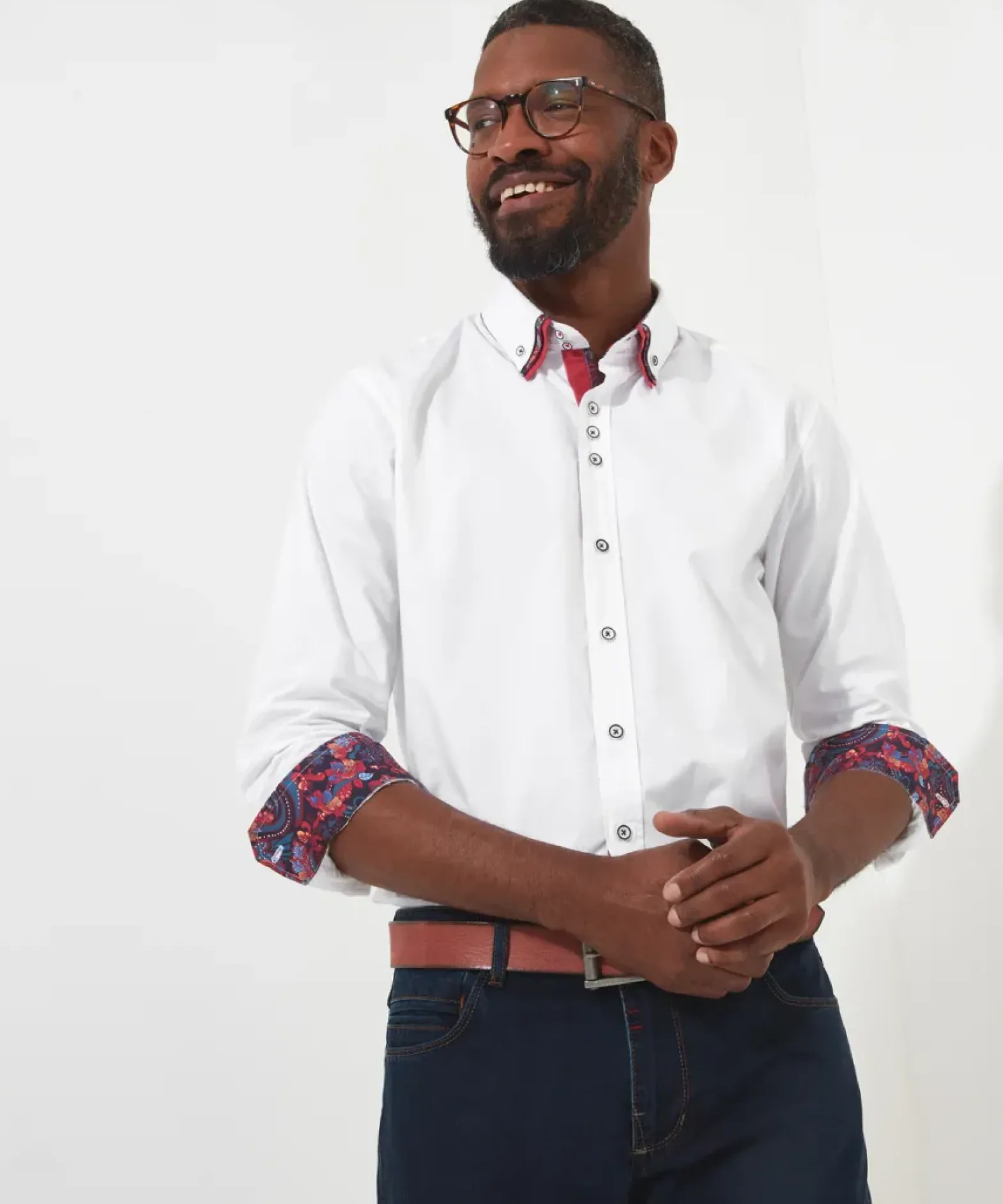 Terrific Triple Collar Shirt