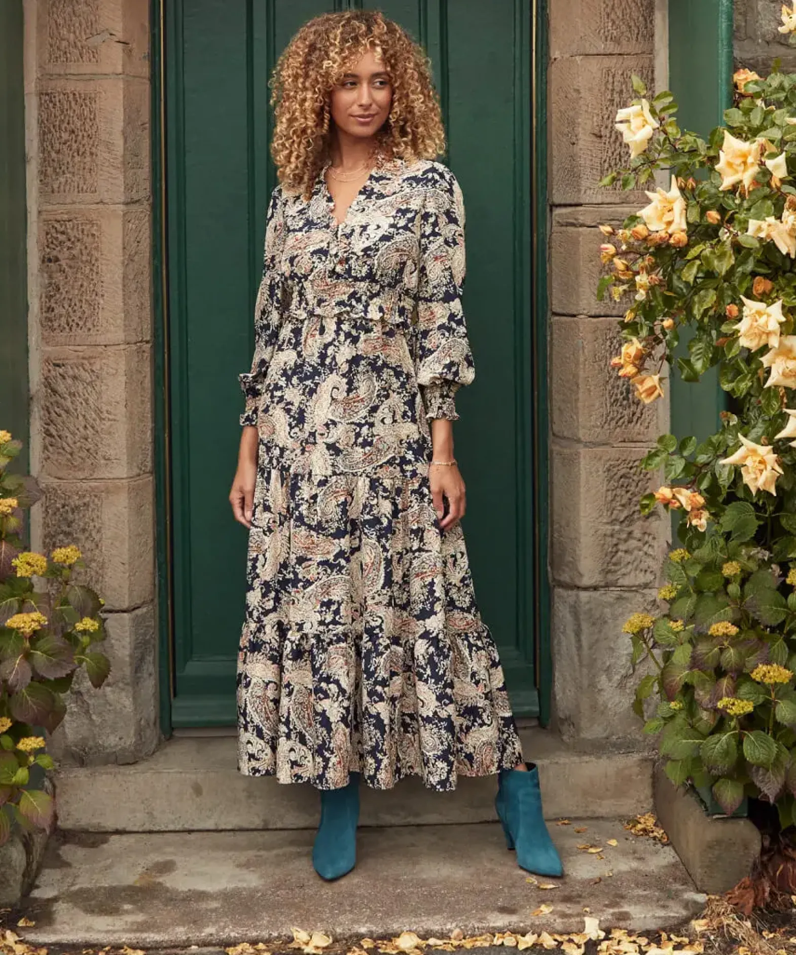 Victoria's Favourite Paisley Dress