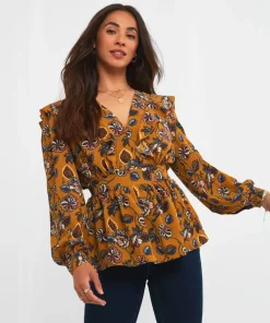 Wonderful Floral Frill Top