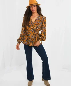 Wonderful Floral Frill Top