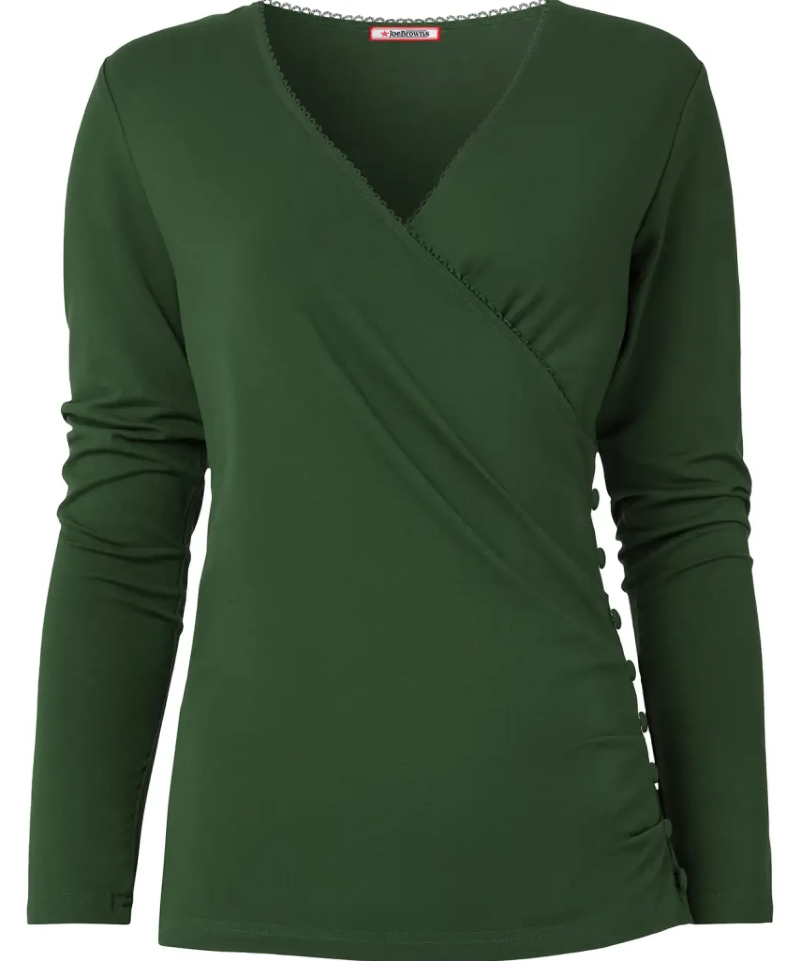 Wrap Jersey Top